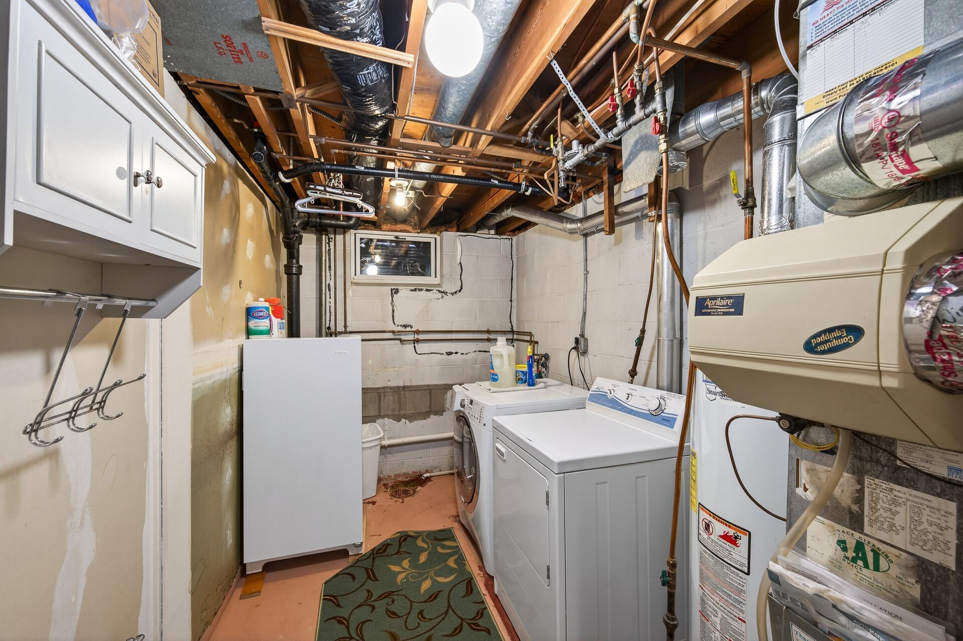 Laundry & Mechanical Room.