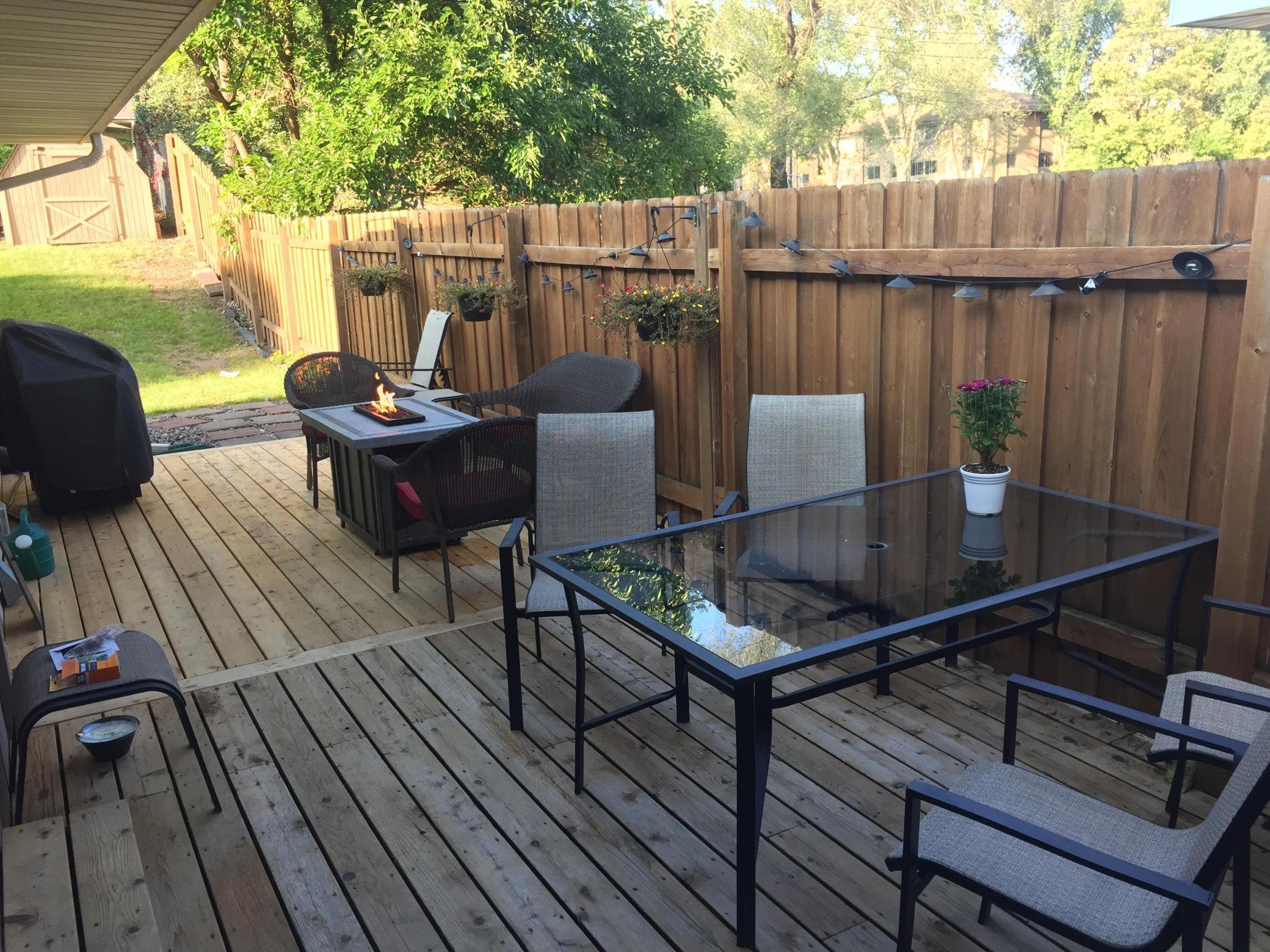 Great space for gatherings & BBQ's.