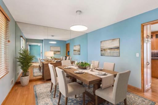 Formal Dining Room - Photo is virtually staged.