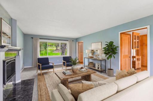 Formal Living Room - Photo is virtually staged.