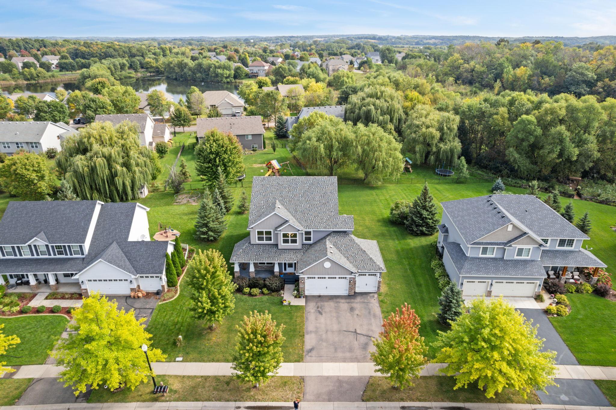 Located in Hunters Crest, this home offers the space and privacy of the neighborhood while keeping you just minutes from downtown St. Bonifacius, making everyday stops like coffee, groceries, and dining quick and convenient.