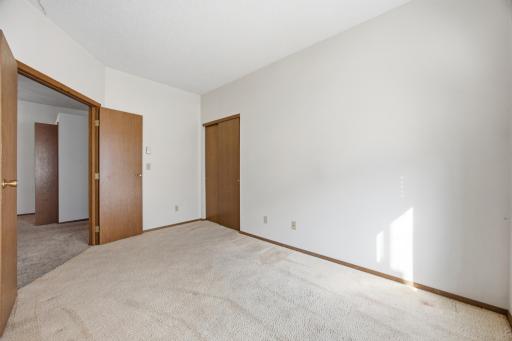 Second bedroom features an oversized closet