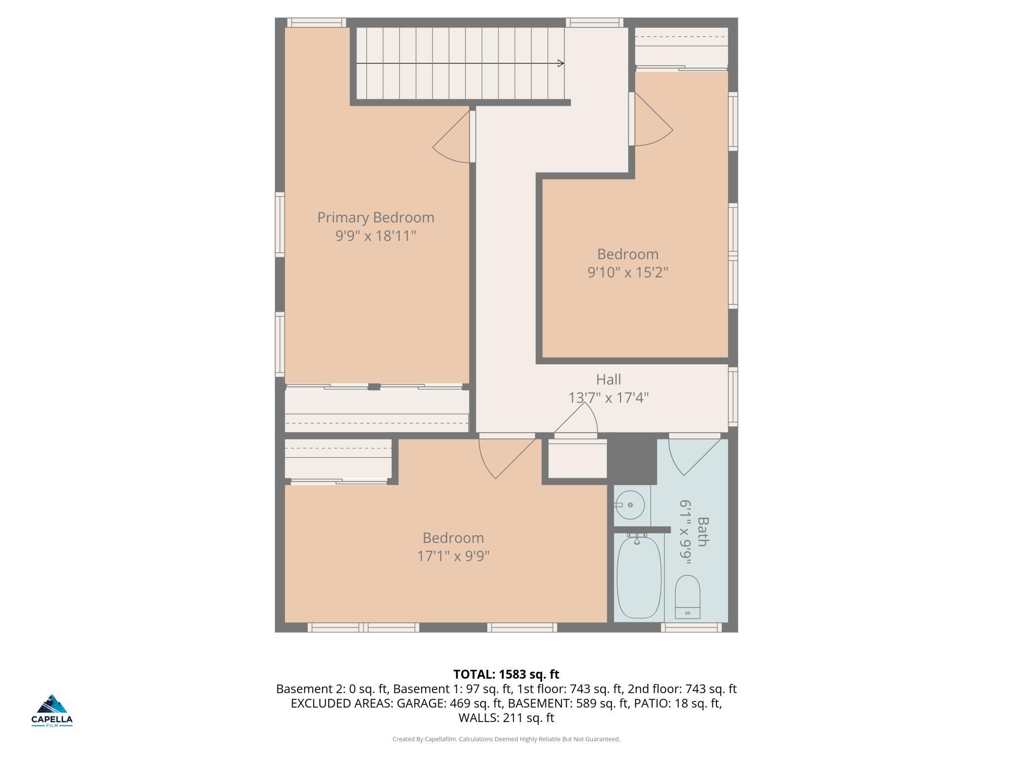 Upper Level Floorplan