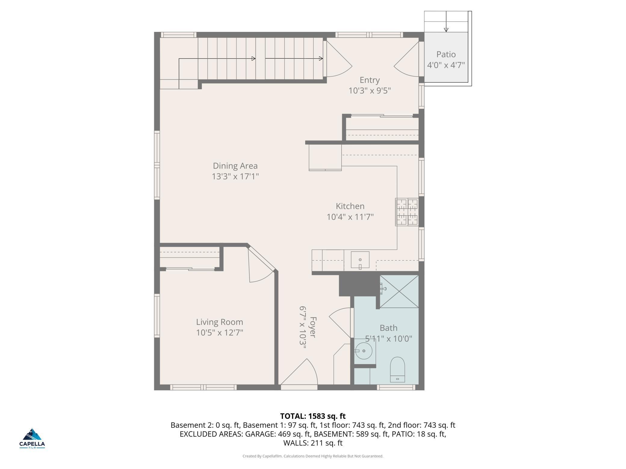 Main Level Floorplan