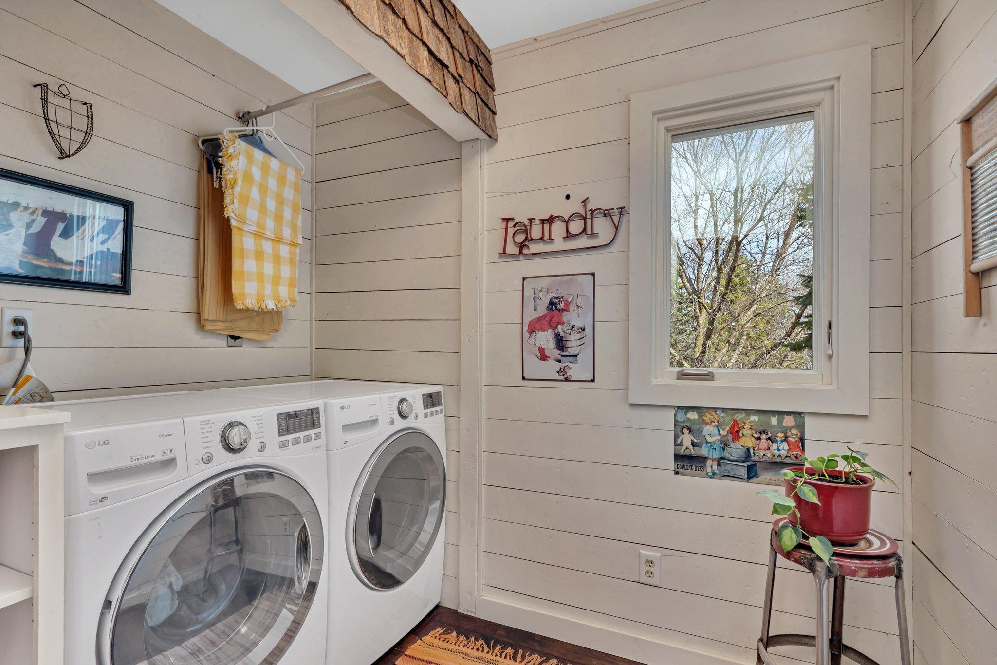 Main floor laundry room.