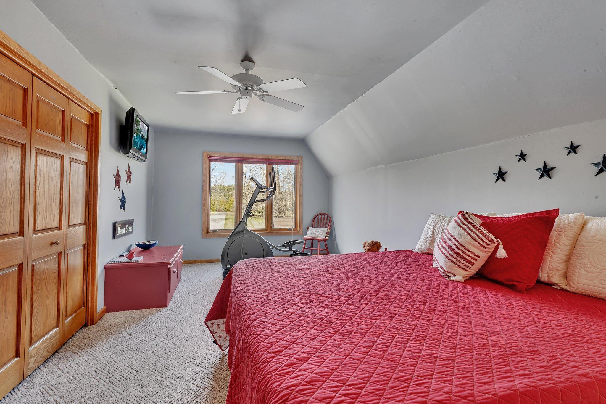 Upper level bedroom #3.