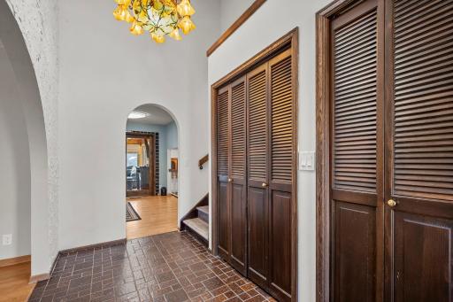 Two HUGE front entry closets!!!