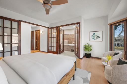 CGI pic of Primary Bedroom in upper level