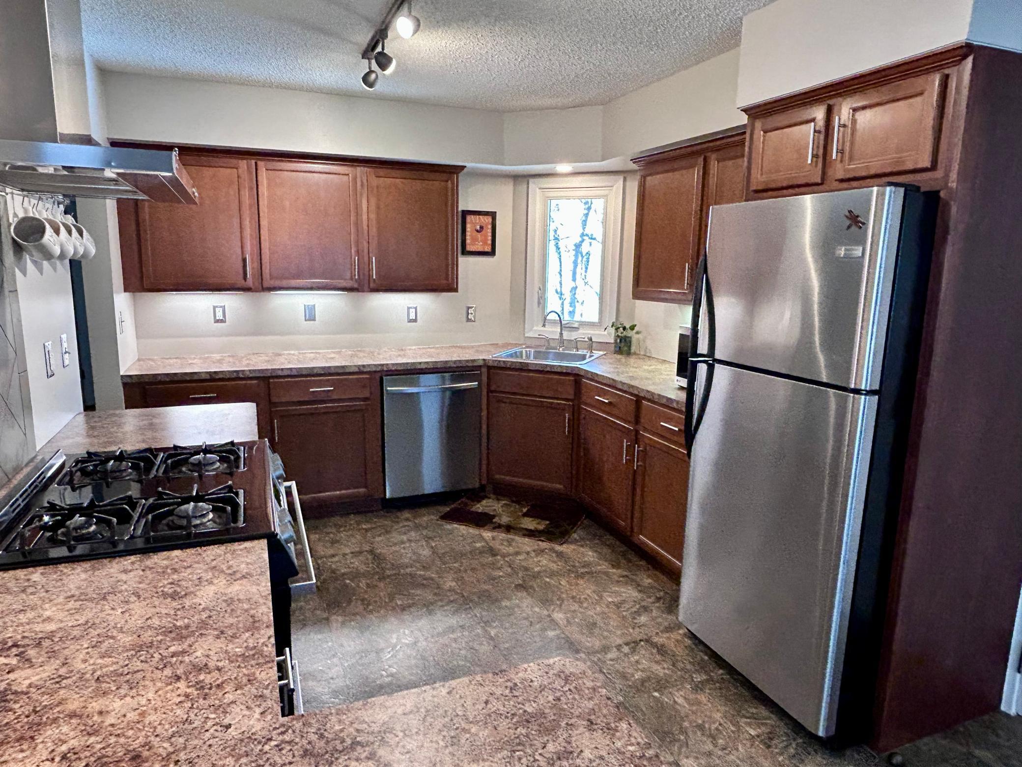 Updated kitchen with Stainless Steel Appliances