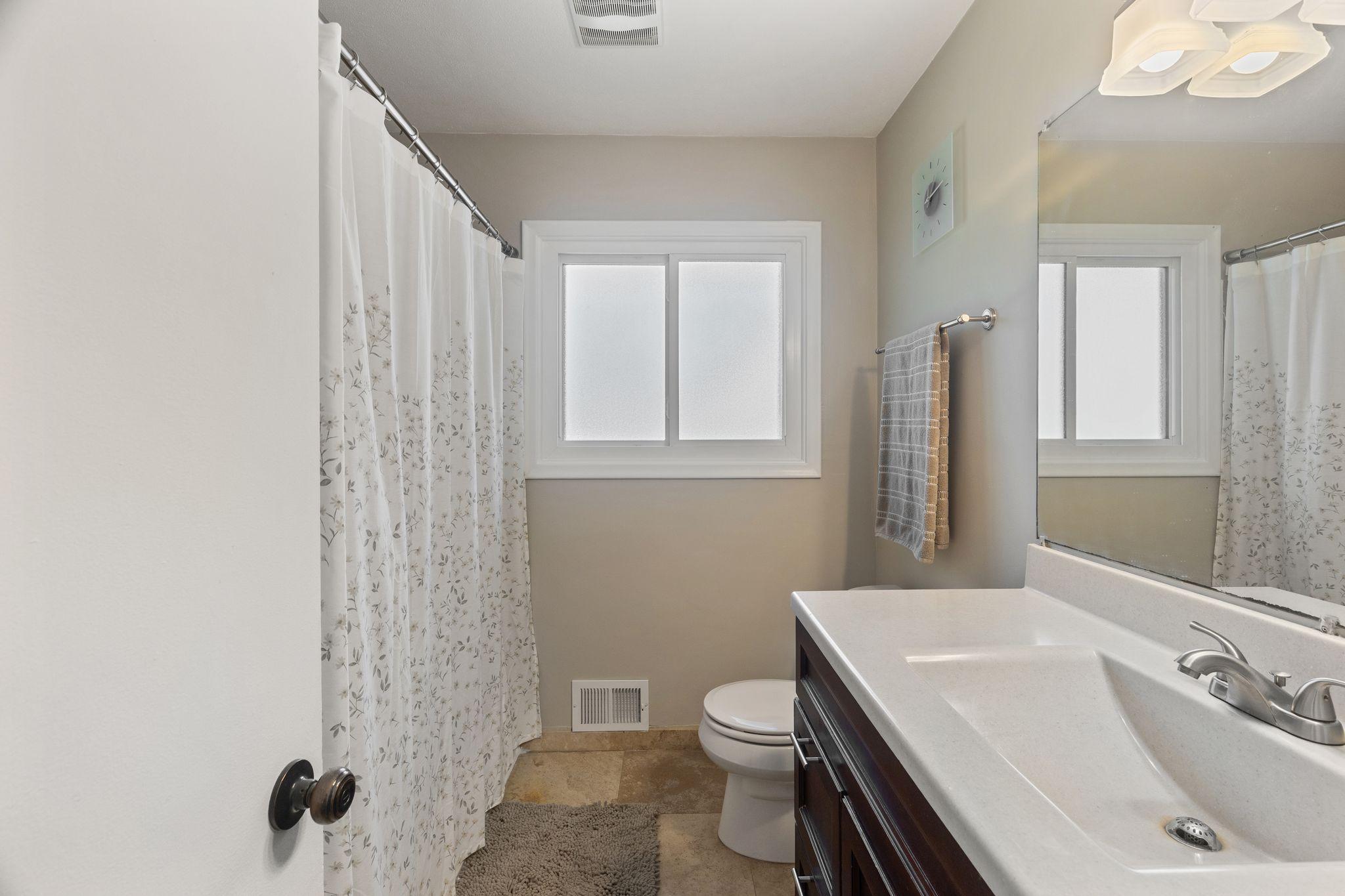 main level full bathroom