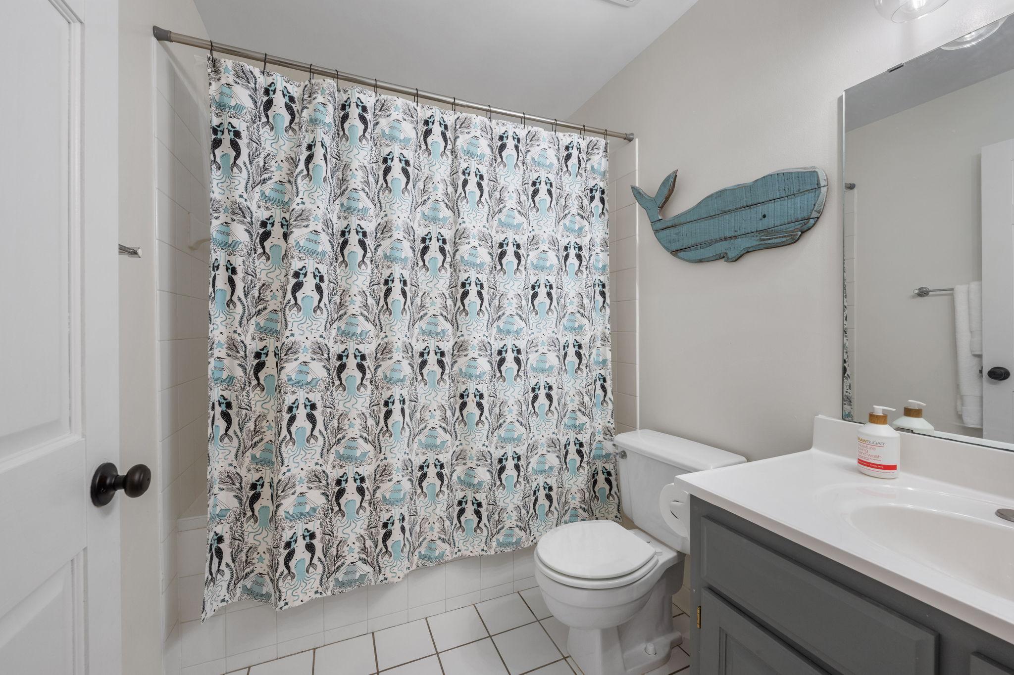 Main bathroom upstairs.