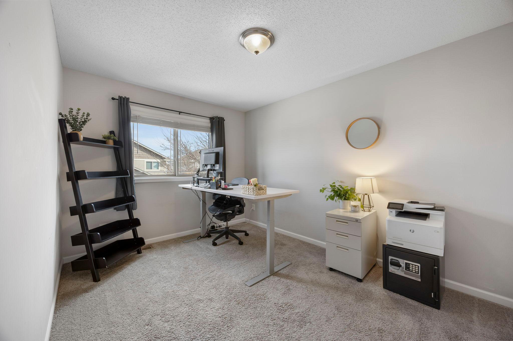 Upper level bedroom 3 can also flex as a great office space