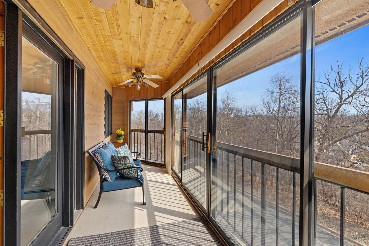 Beautiful screened in porch