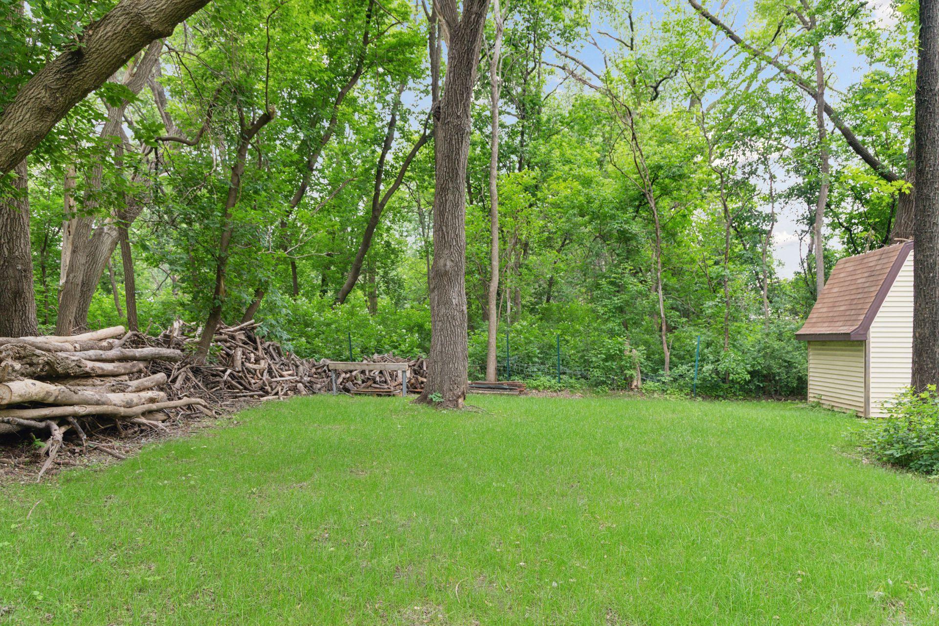 Firewood can stay if buyers prefer.