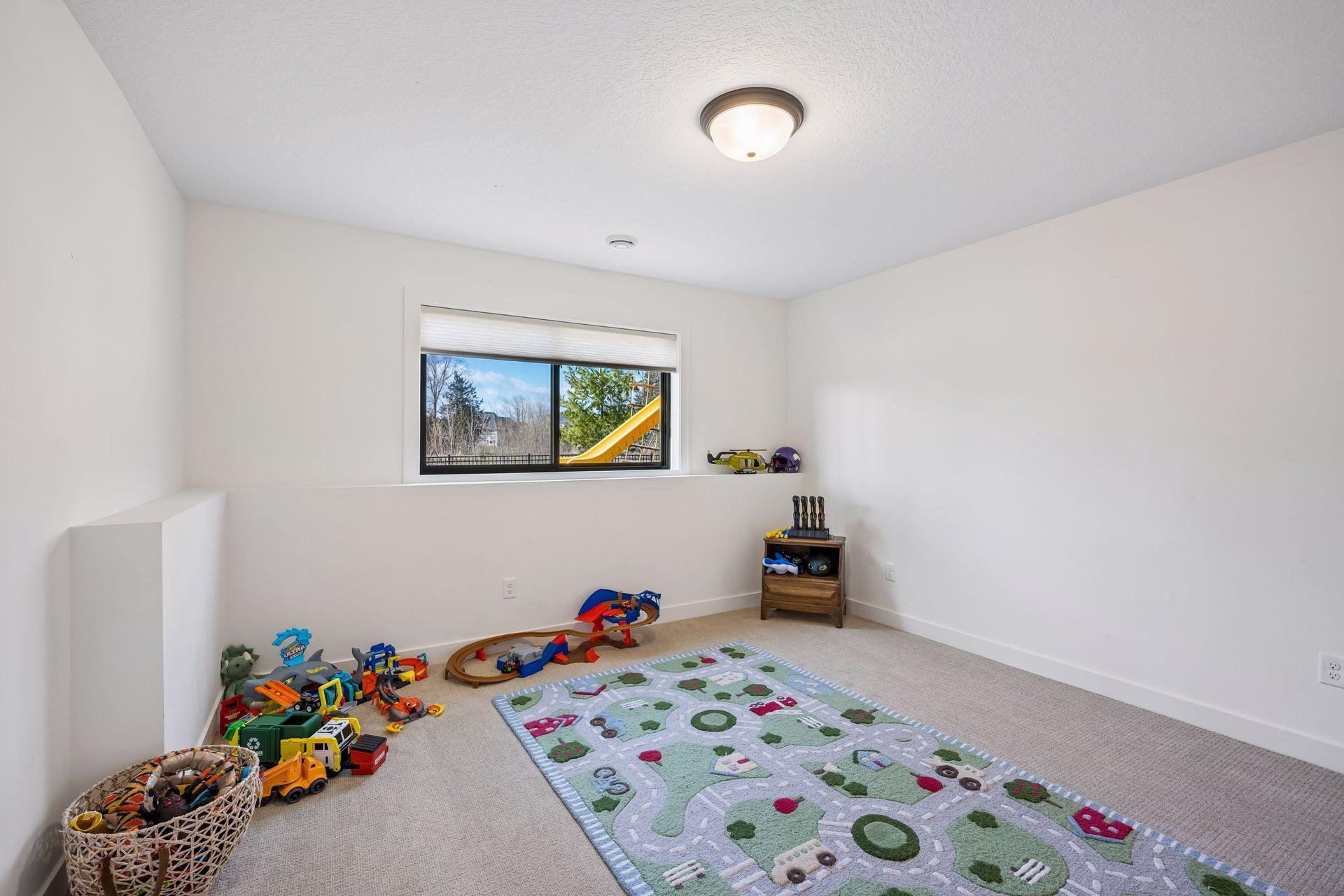 Lower level bedroom.