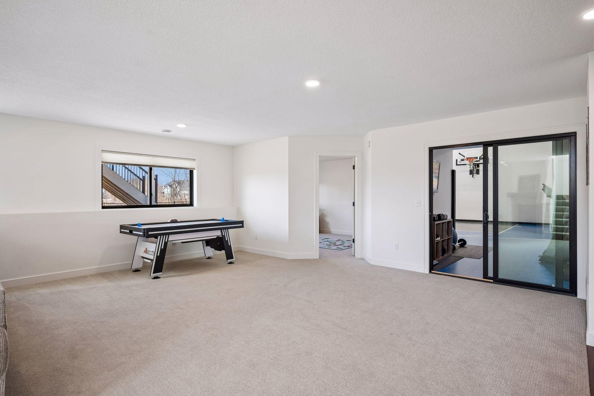 Lower level amusement room!