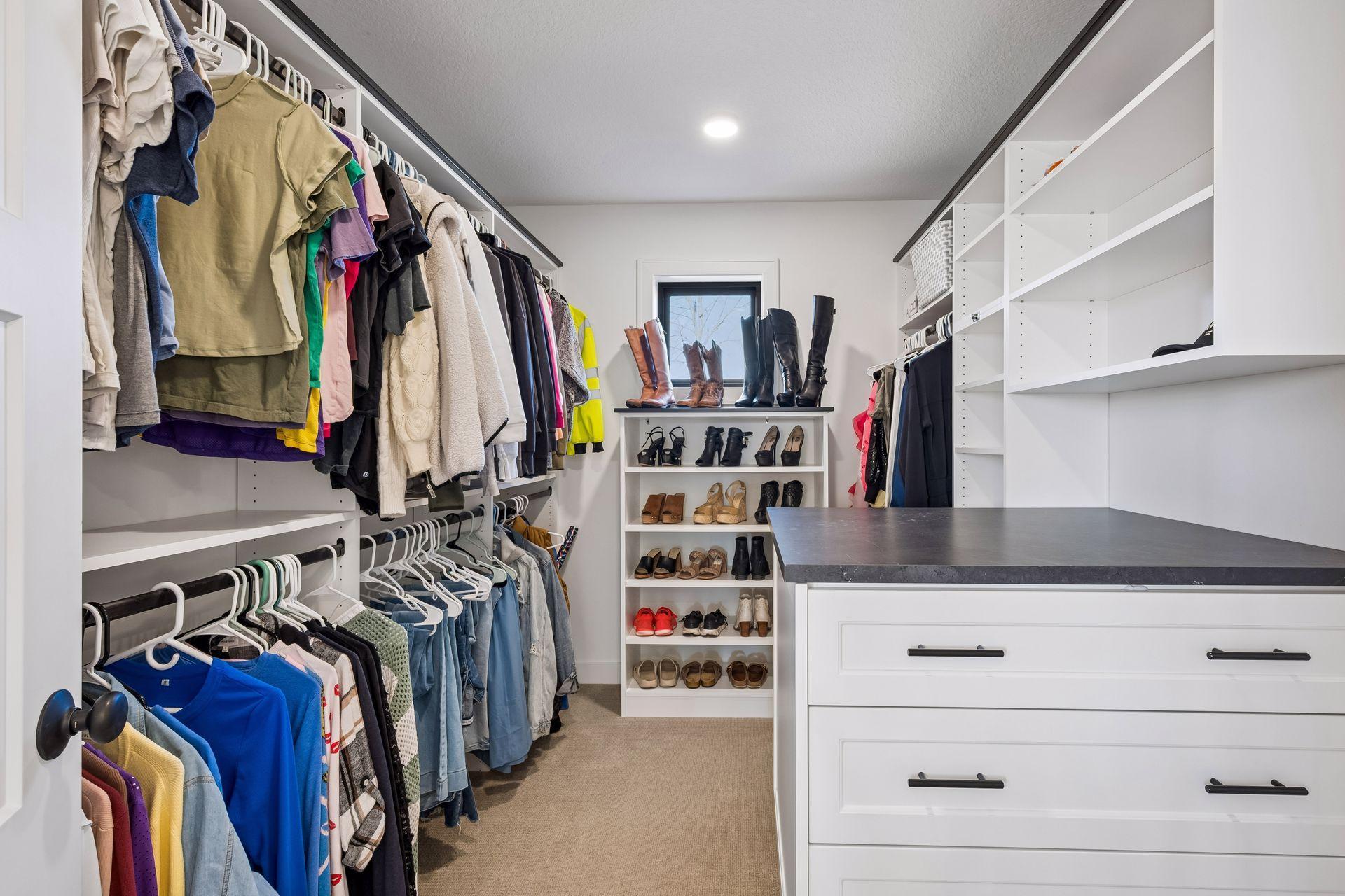 2 Primary closets! Primary closet 1.