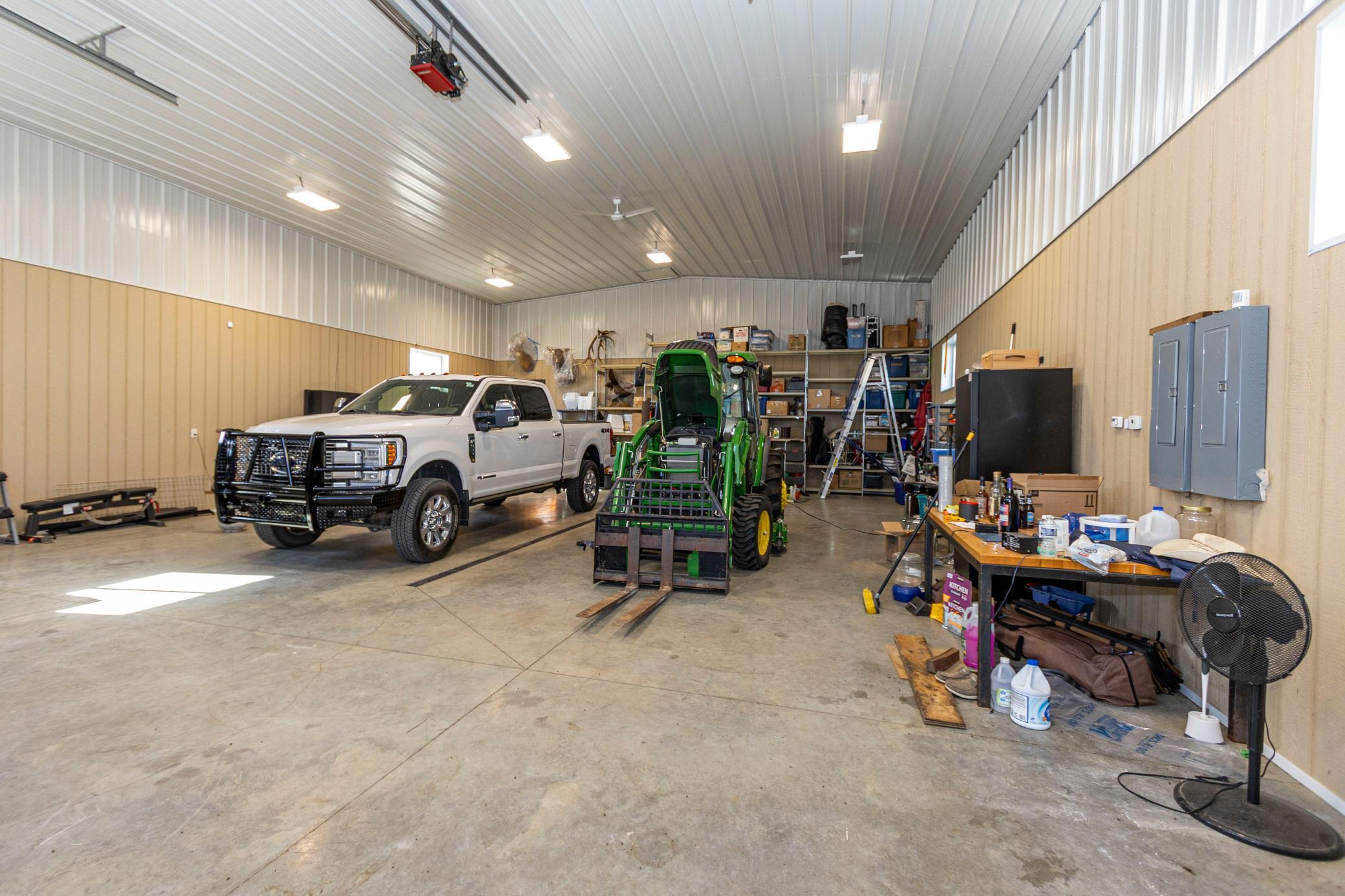 Heated Shop Interior