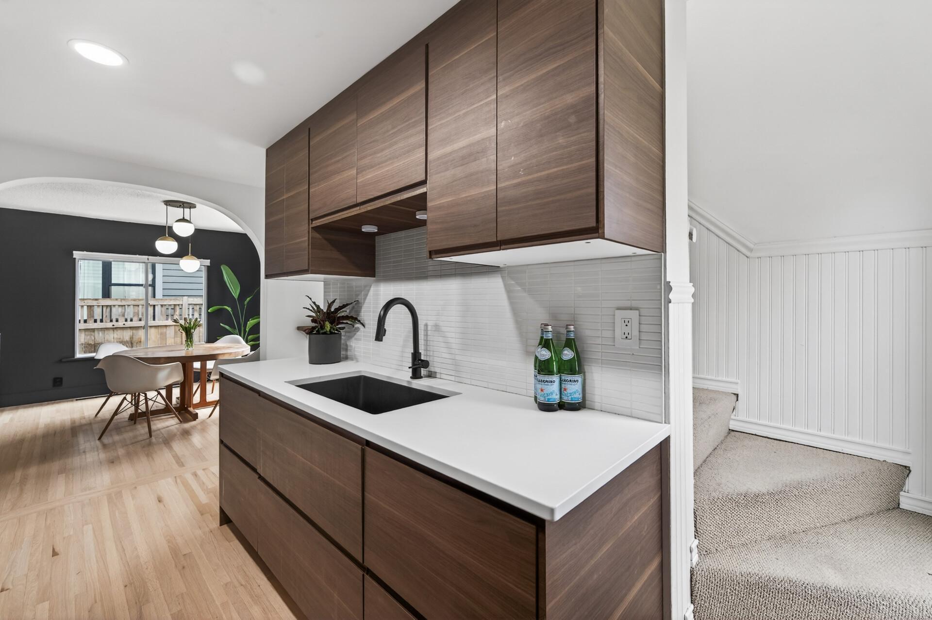 Kitchen and Stairs to 2nd Level