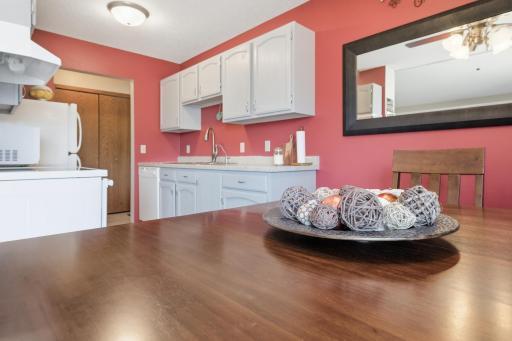 From Dining to Kitchen Area