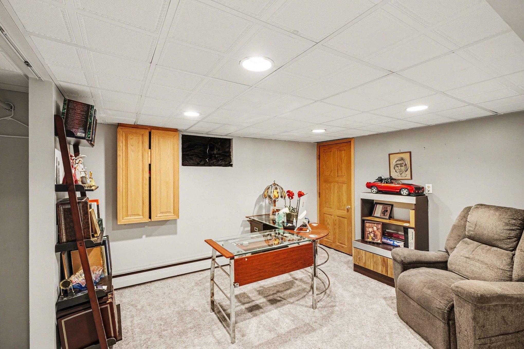 Lower Level flex space adjacent to the Family Room