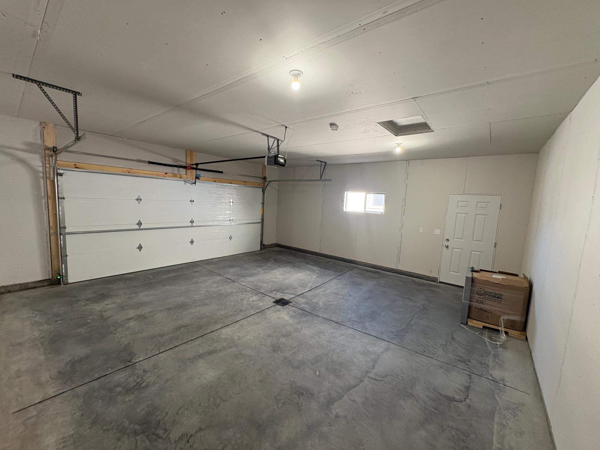 Garage with Floor Drain