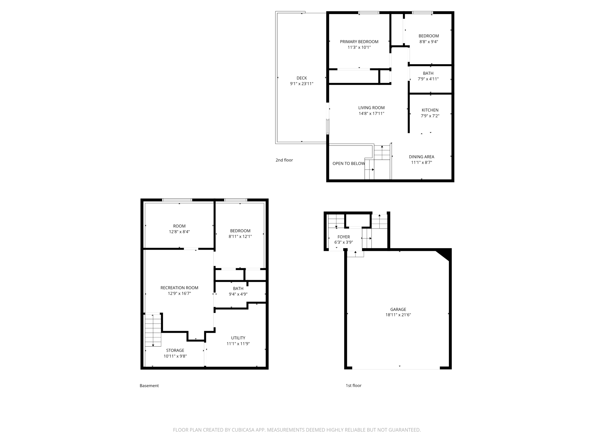 Split Level Twin Home w/Attached Garage