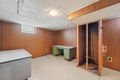 Basement Office/Entertainment Area (Desks Stay with Home)