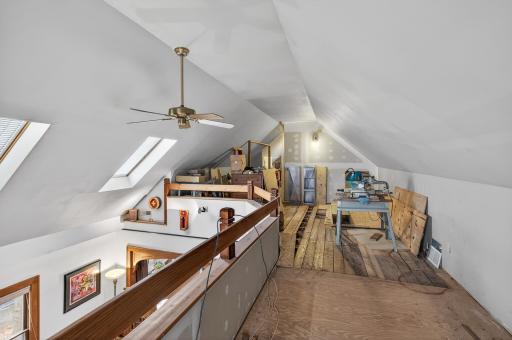 Loft in Upper Unit with Bathroom Rough In
