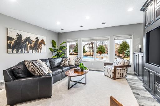 Walk out lower level gives a main-level living feel