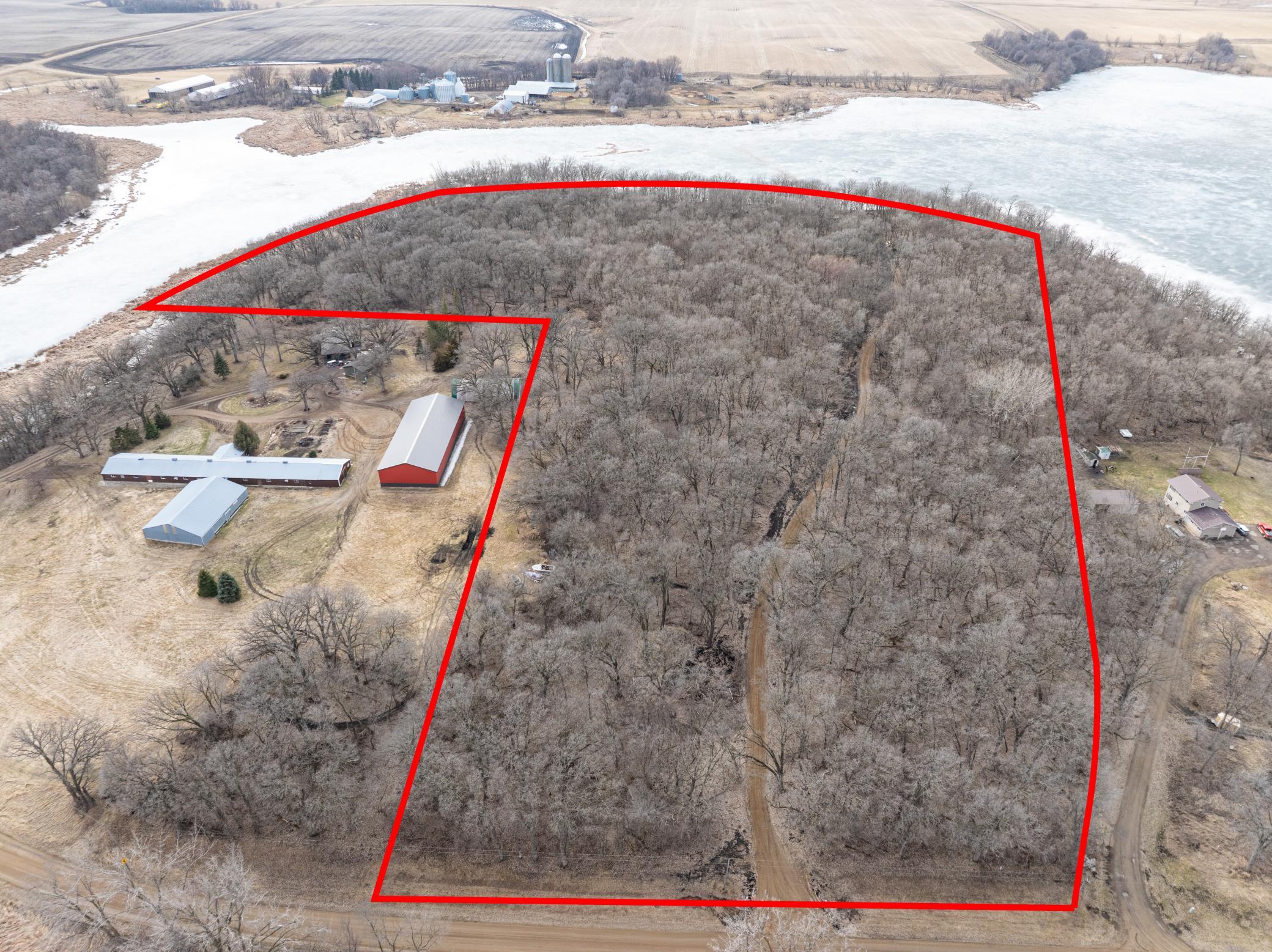 Not a survey, rough property lines.