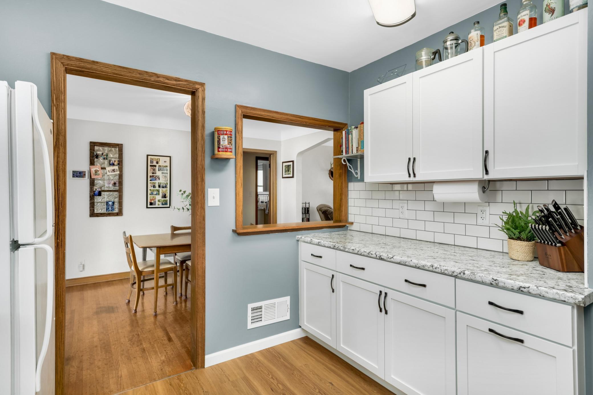 Cook dinner but still feel a part of what's going on in the rest of the home.