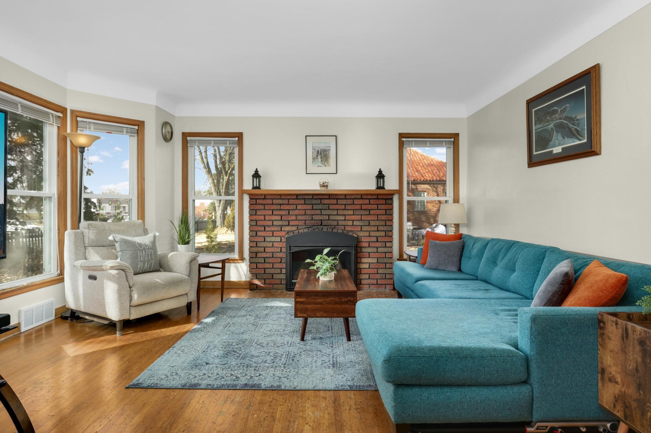 The brand new gas fireplace and new windows are upgrades you're gonna love!