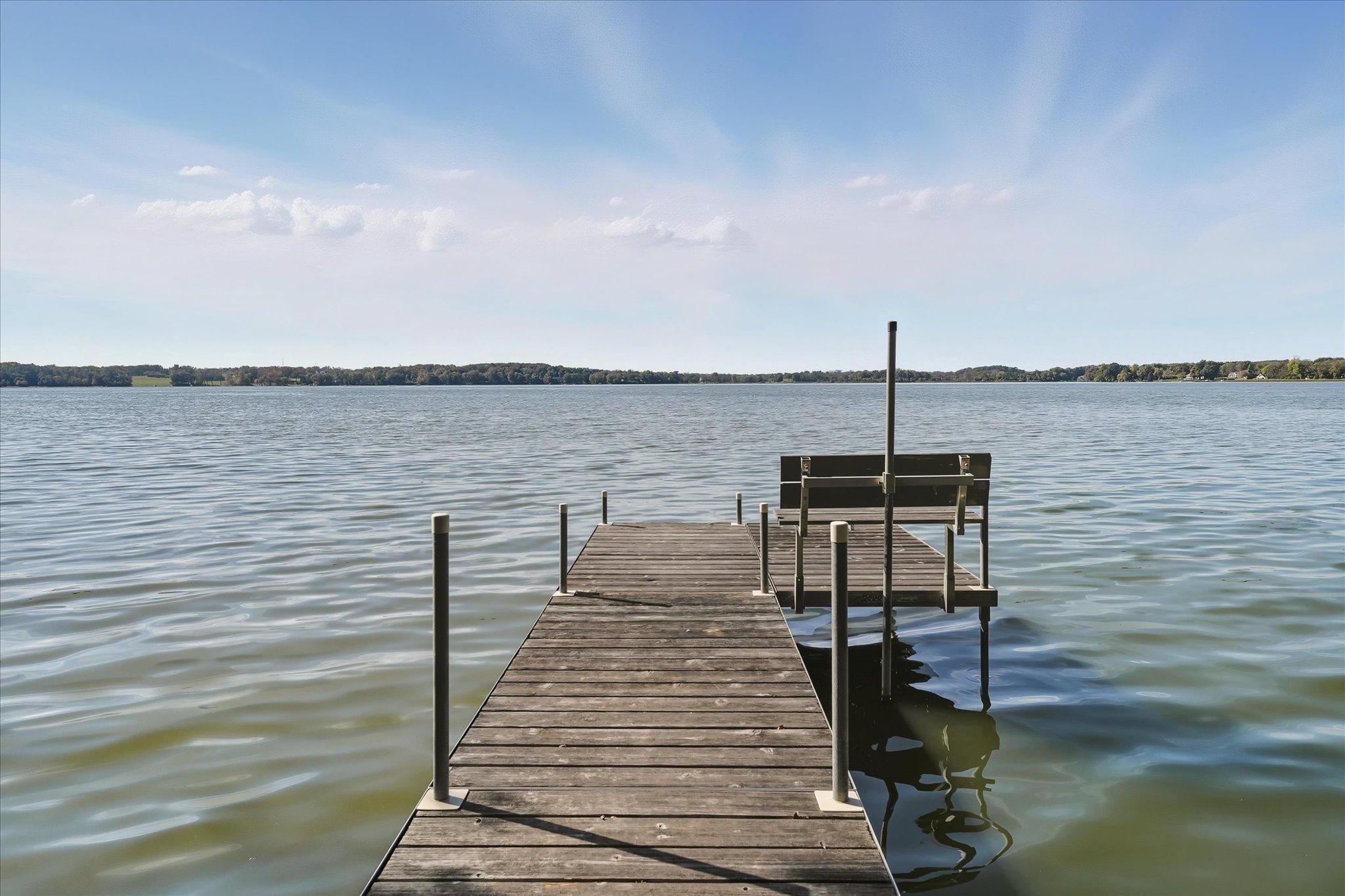 Lake from dock.