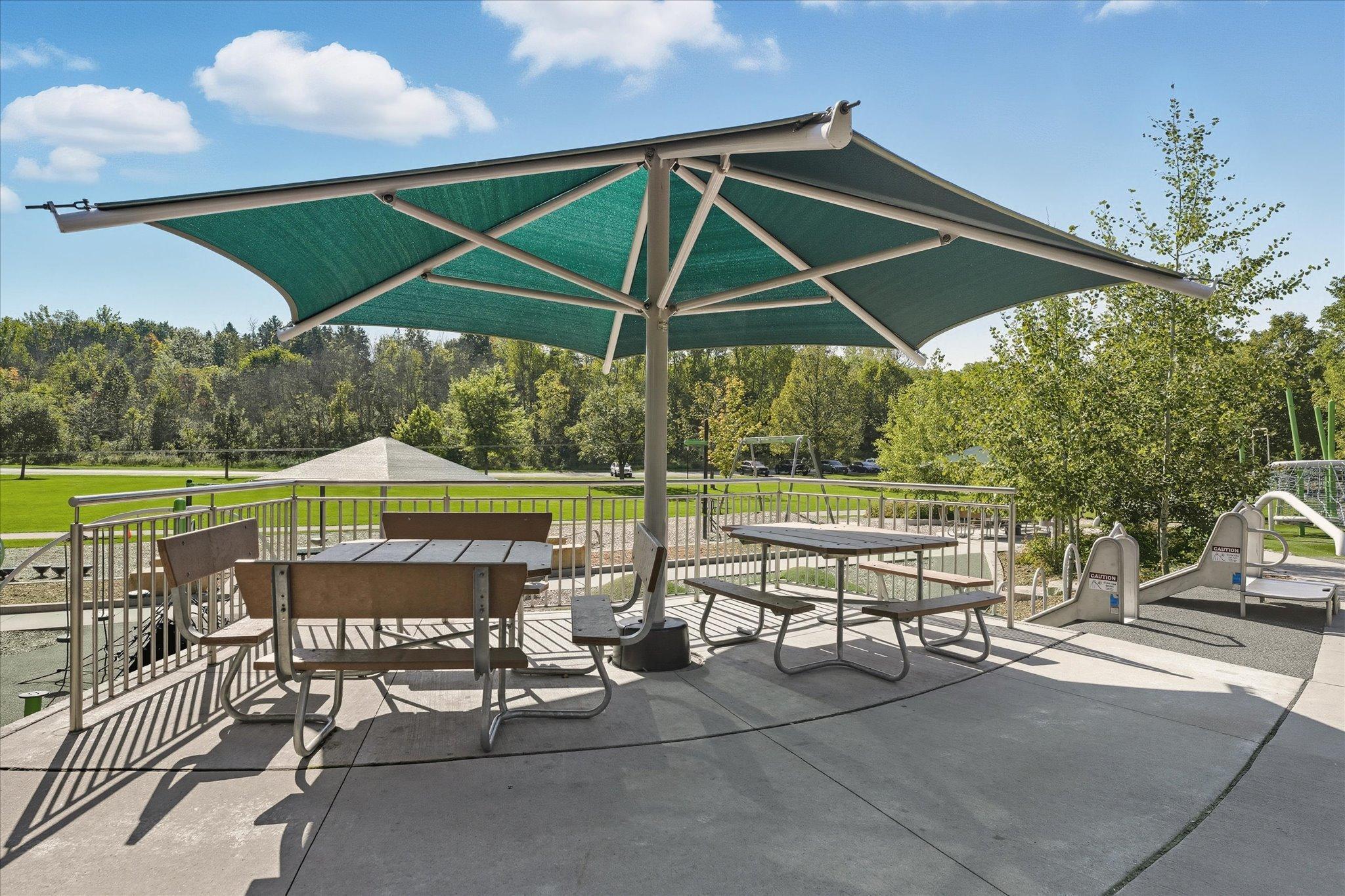 Baker Park picnic area.