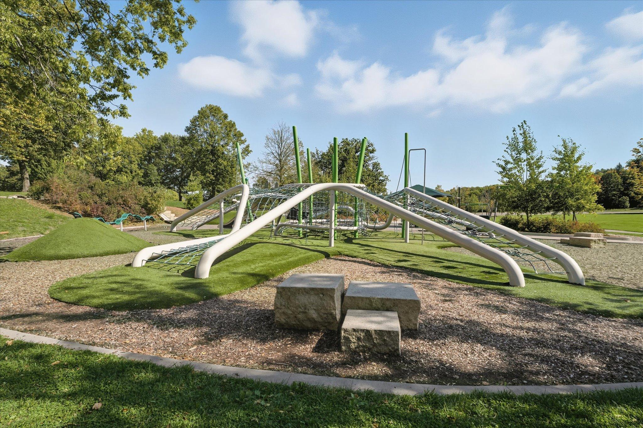 Baker Park playground area.
