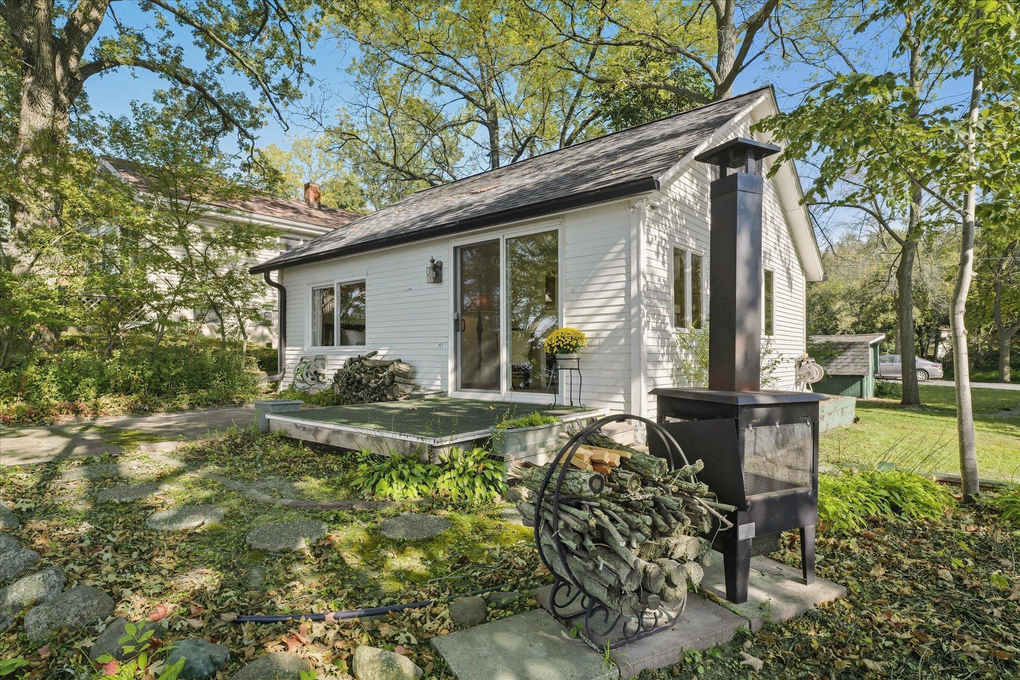 Lake side deck and patio