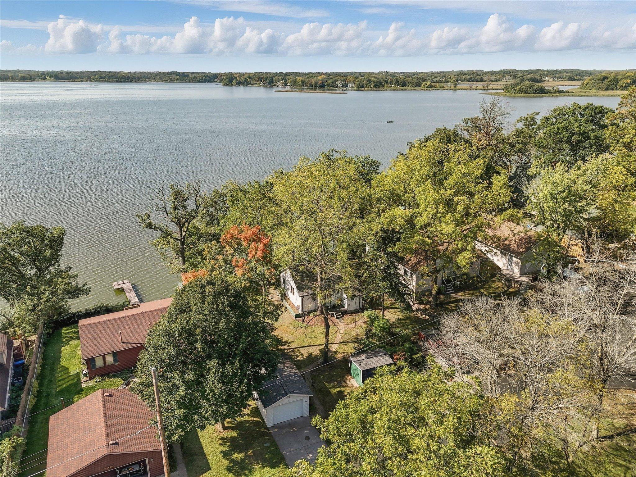 Aerial view from above cabin 2