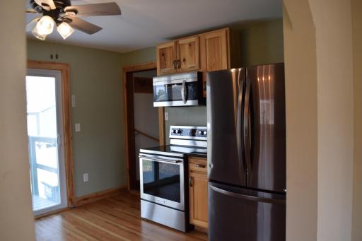 Stainless steel appliances have all been added recently