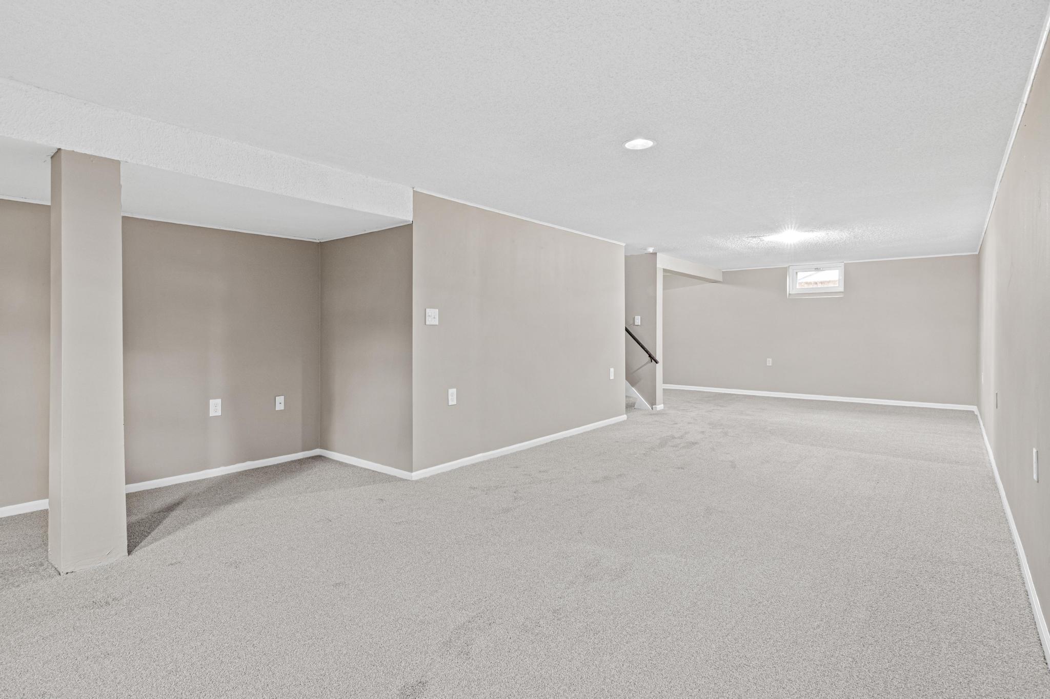 Lower level family room