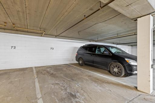 Underground Heated Parking- complete with car wash