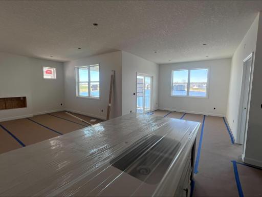 (Photo is of the actual home in progress.)