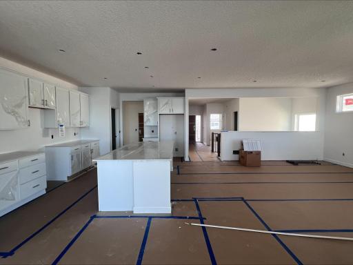 (Photo is of the actual home in progress.)