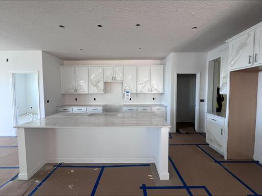 (Photo is of the actual home in progress.)