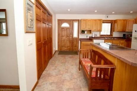 View from Back Deck Entrance to Front Door