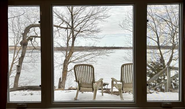 View From Walkout Basement Living Room