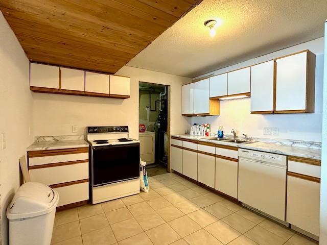 Basement Kitchen and Laundry Room