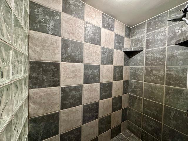 360 View of Large Walk in Shower