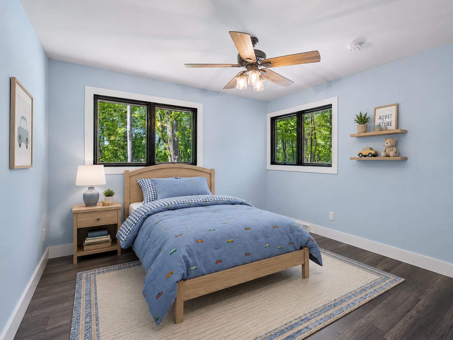 3rd main floor bedroom virtually staged
