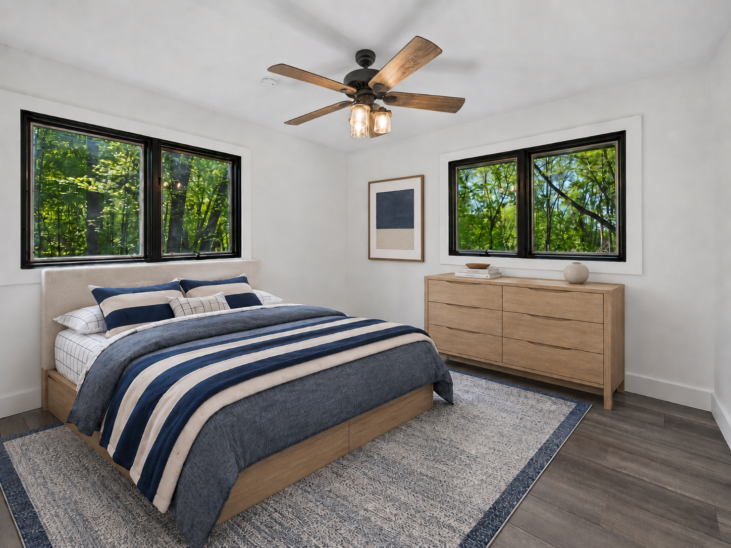 2nd main floor bedroom virtually staged